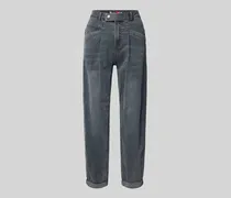 Barrel Jeans mit 5-Pocket-Design