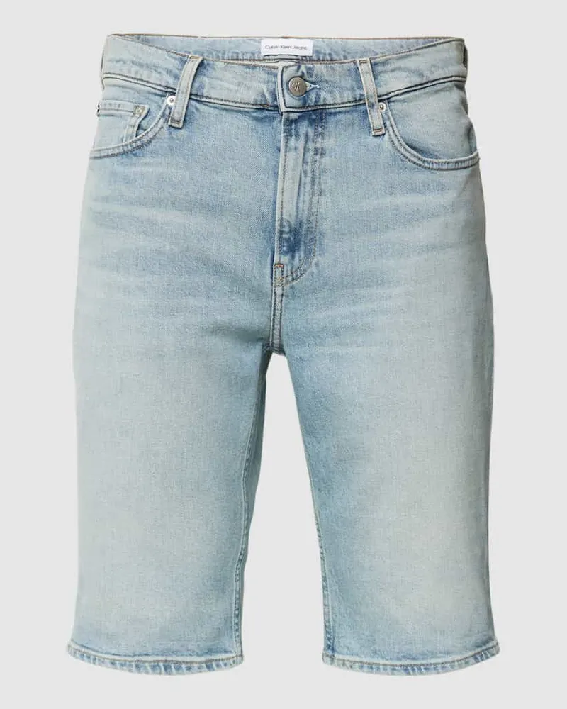 Calvin Klein Bermudas in Denim-Optik Hellblau