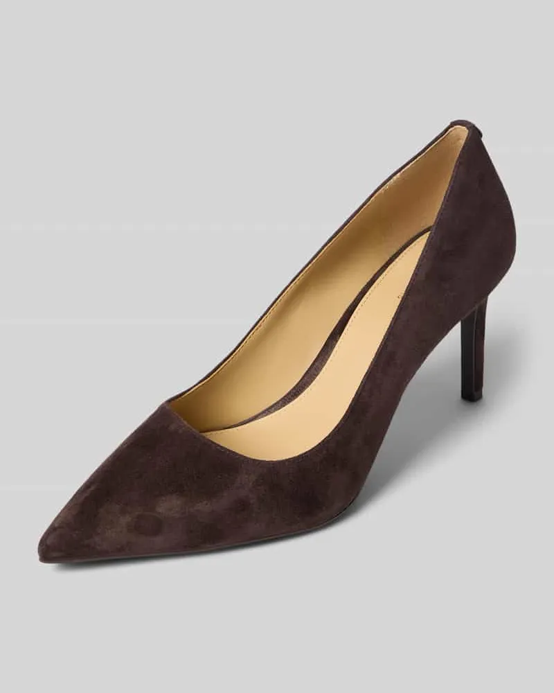 Michael Kors Pumps aus echtem Leder Modell 'ALINA Dunkelbraun