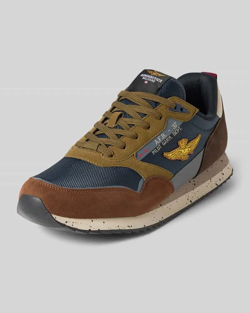 Aeronautica Militare Sneaker mit Logo-Detail Modell 'Firenze Marine