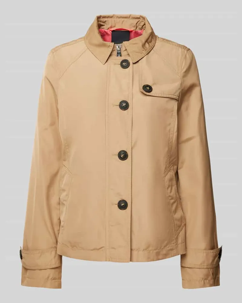 Fuchs Schmitt Funktionsjacke mit Ärmelriegeln und Eingrifftaschen Camel