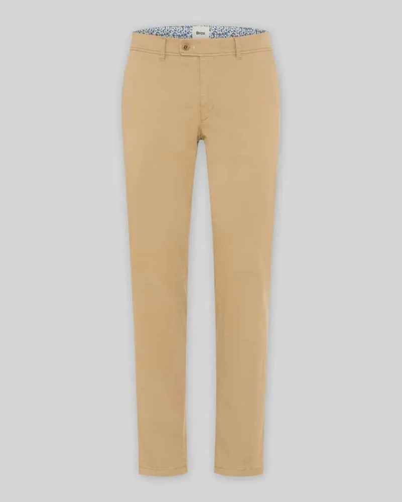 Brax Regular Fit Chino aus Baumwoll-Mix Modell 'Evans Camel