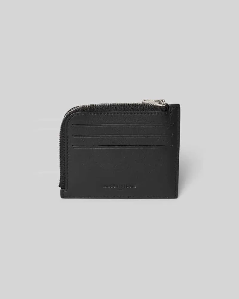 Kitsuné Portemonnaie mit Label-Detail Black