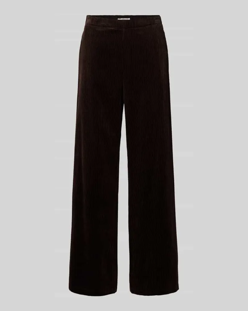 Marc O'Polo Straight Fit Cordhose aus reiner Baumwolle Dunkelbraun