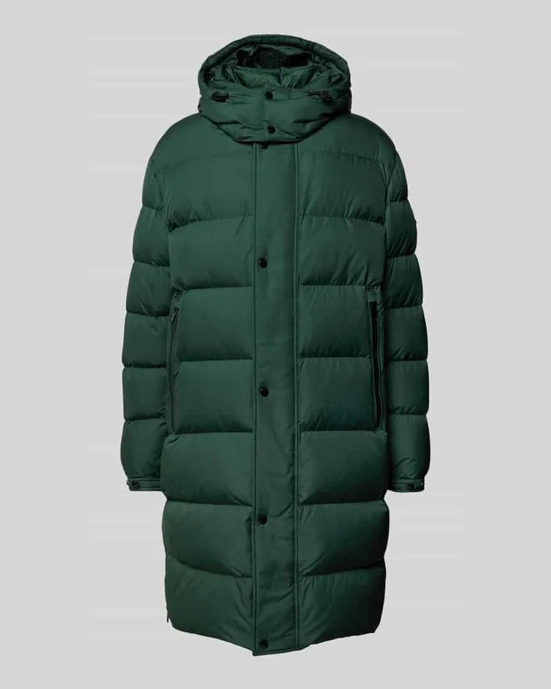 HUGO BOSS Steppmantel mit Kapuze Modell 'Donden Dunkelgruen