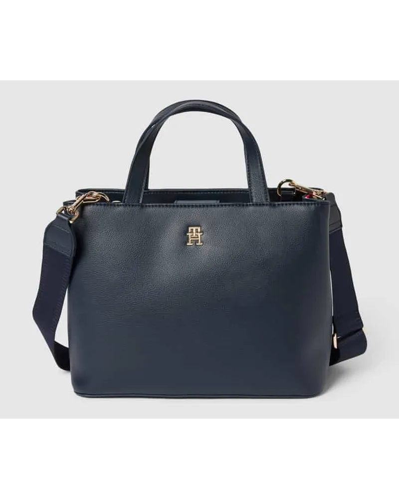 Tommy Hilfiger Handtasche mit offenem Hauptfach Modell 'ESSENTIAL Dunkelblau