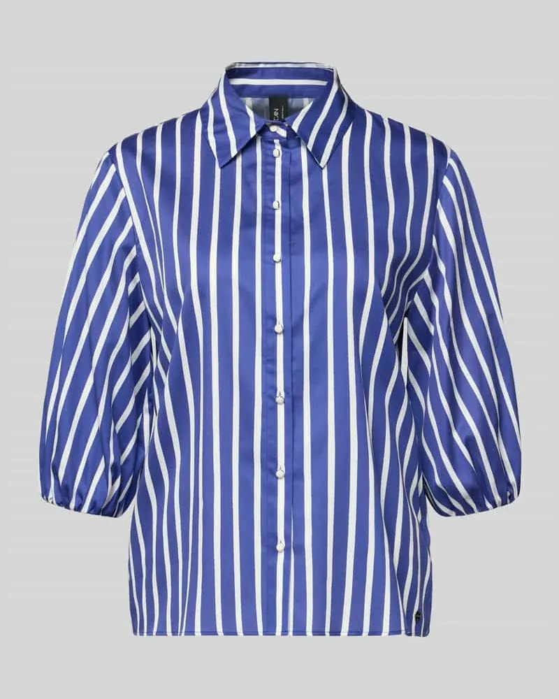 Marc Cain Regular Fit Bluse mit 3/4-Arm Royal