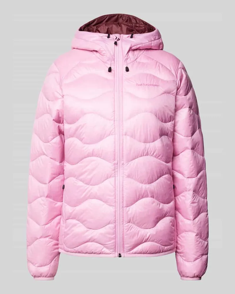 Peak Performance Steppjacke mit Kapuze Modell 'Helium Down Rosa