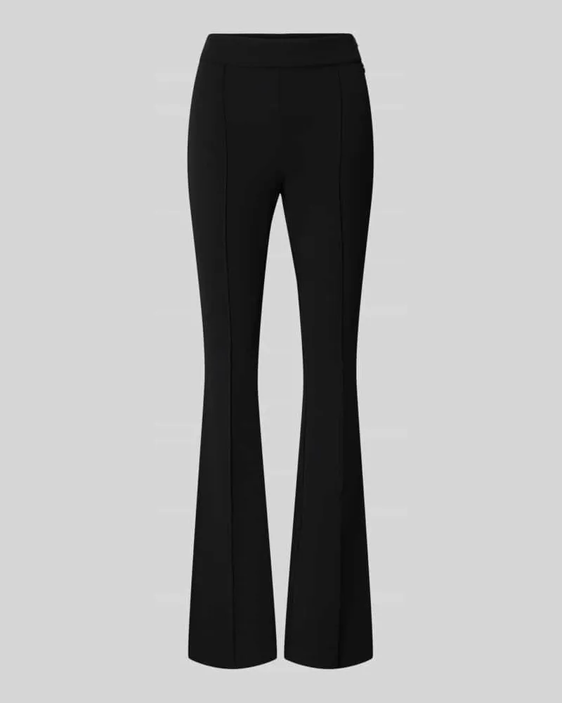 Guess Flared Fit Stoffhose mit elastischem Bund Modell 'Evelina Black