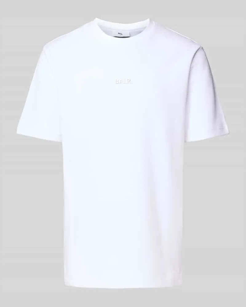 BALR. Regular Fit T-Shirt aus Baumwoll-Mix Weiss