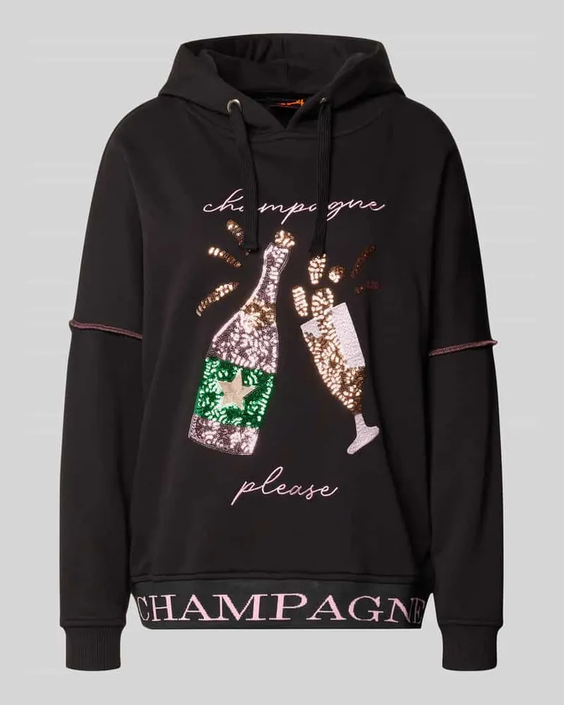 Miss Goodlife Hoodie aus reiner Baumwolle Black