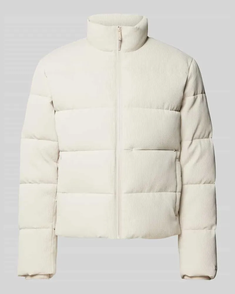 Calvin Klein Steppjacke mit Stehkragen Kitt