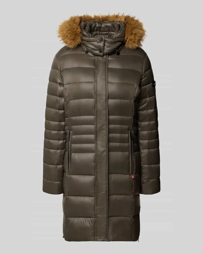 Frieda & Freddies Steppmantel mit Kapuze Modell 'DALIA Oliv