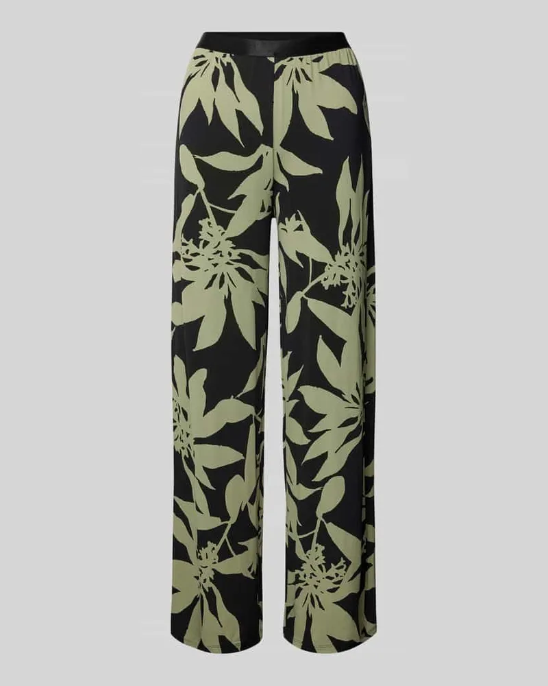 Marc O'Polo Regular Fit Marlenehose aus Viskose-Elasthan-Mix Black