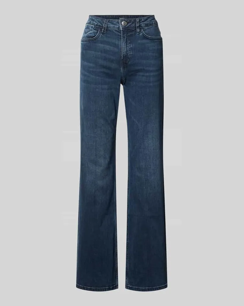 Pepe Jeans Bootcut-Jeans aus Baumwoll-Mix Modell 'WILLA Dunkelblau