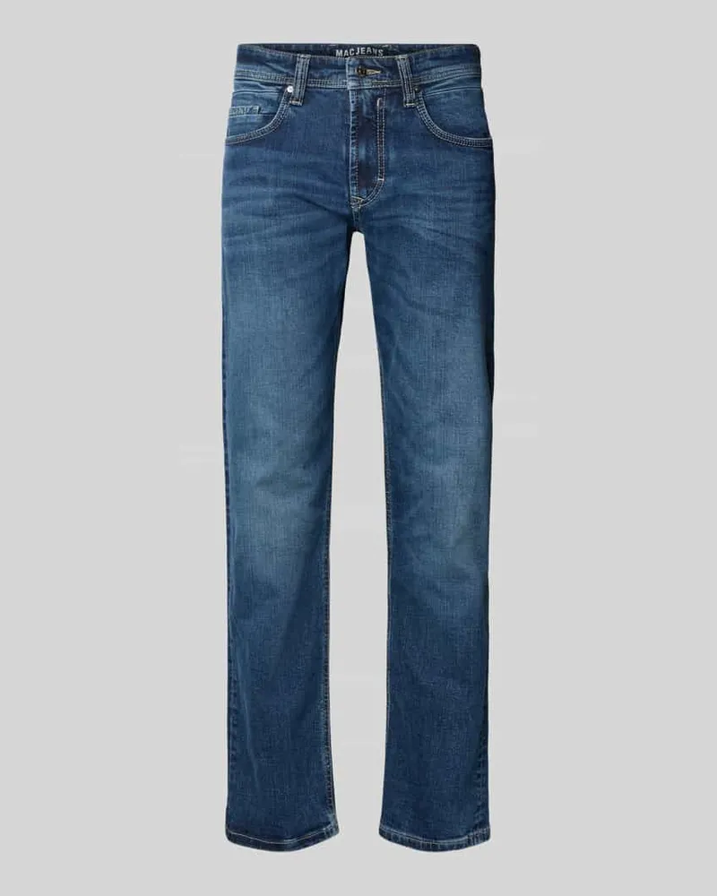 MAC Jeans Slim Fit Jeans im 5-Pocket-Design Blau