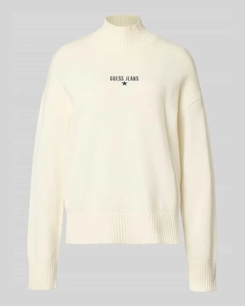 Guess Oversized Strickpullover Ecru