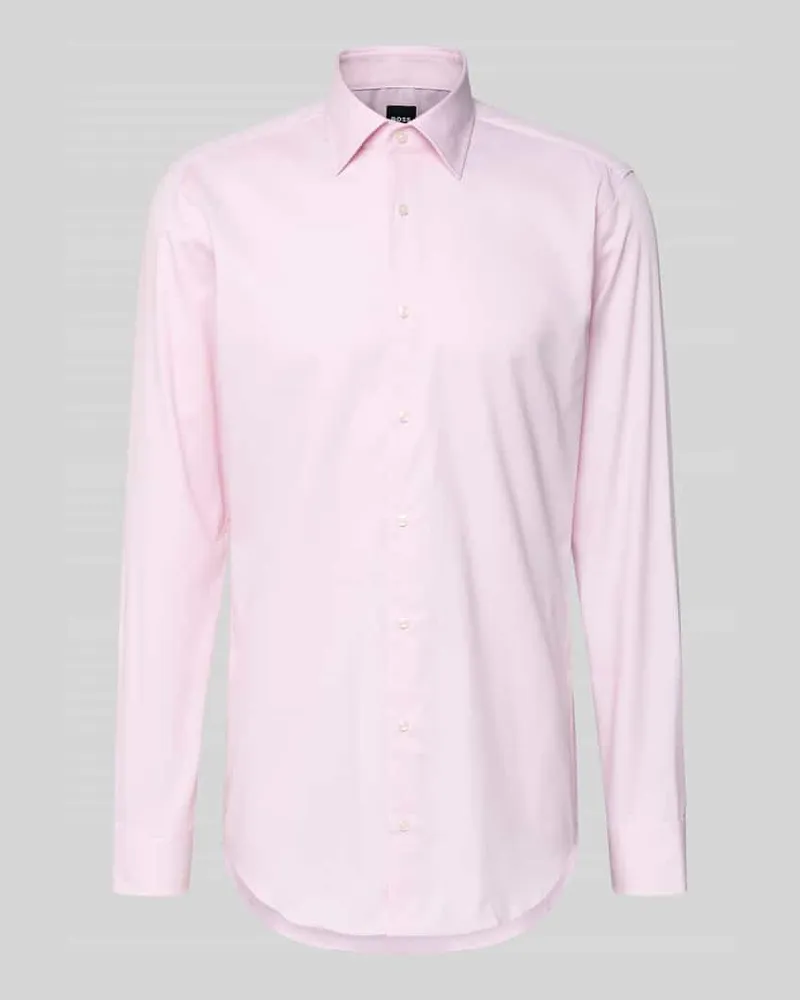 HUGO BOSS Regular Fit Freizeithemd mit extra langem Arm Modell 'H-JOE-K-C1-261 Rose