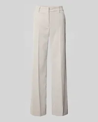 Cambio Wide Leg Cordhose mit Gürtelschlaufen Beige