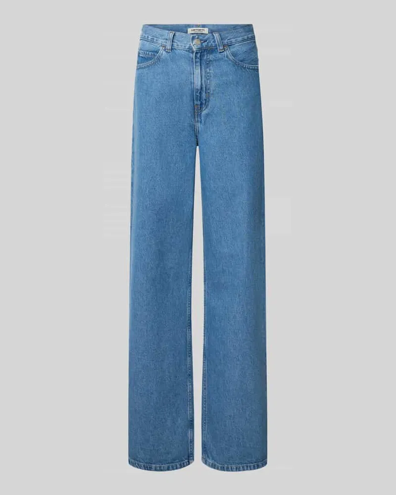 Carhartt WIP Jeans mit Eingrifftaschen Modell 'Jane Hellblau