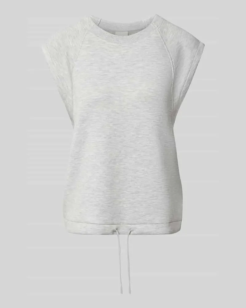 Varley Relaxed Fit Sweatshirt aus Viskose-Mix Modell 'Salome Hellgrau