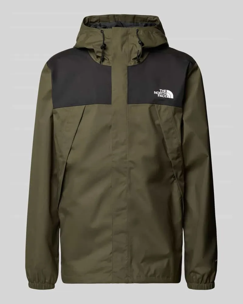 The North Face Jacke mit verdecktem Reißverschluss Modell 'ANTORA Dunkelgrau