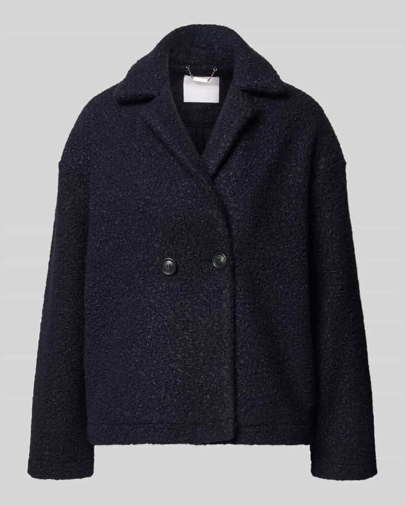 Rich&Royal Jacke mit Reverskragen und überschnittenen Schultern Dunkelblau