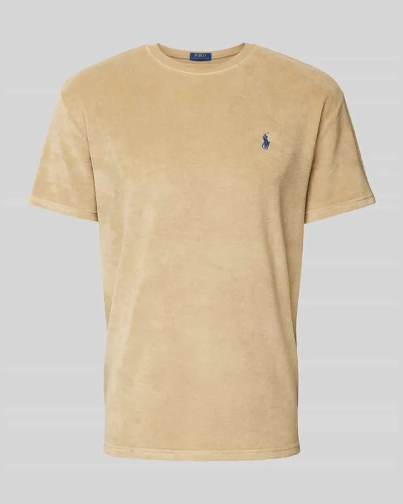 Ralph Lauren T-Shirt mit Rundhalsausschnitt Beige