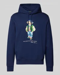 Ralph Lauren Hoodie mit Motiv-Print Marine