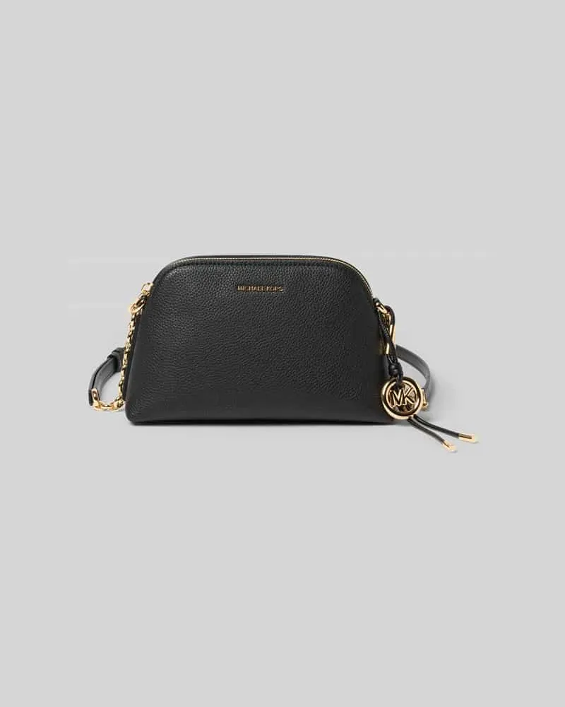 Michael Kors Clutch aus echtem Leder mit Logo-Detail Modell 'Freddie Black