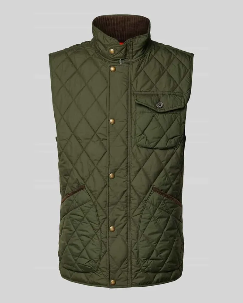 Ralph Lauren Steppweste mit Stehkragen Modell 'BEATON Oliv