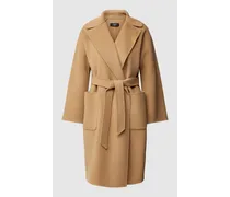 Mantel aus Wolle mit Bindegürtel Modell 'ROVO