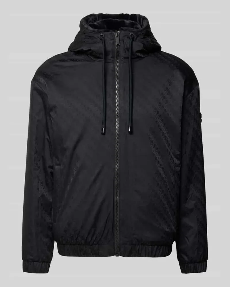 Moose Knuckles Regenjacke mit Kapuze Modell 'Borden Mono Bunny Black