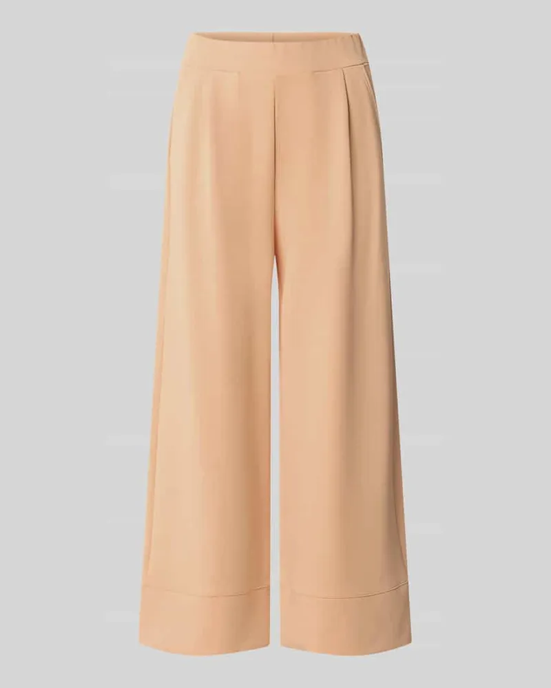 Rich&Royal Wide Leg Sweatpants aus Modal-Mix Apricot