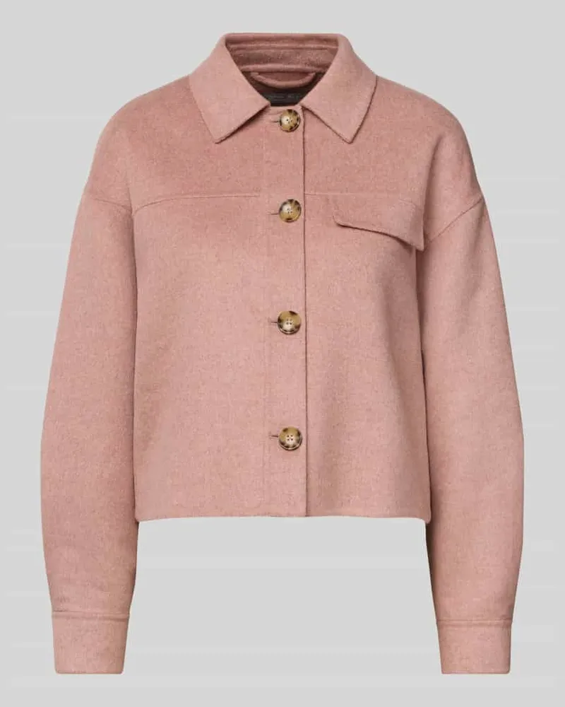 Christian Berg Jacke mit Knopfleiste Altrosa