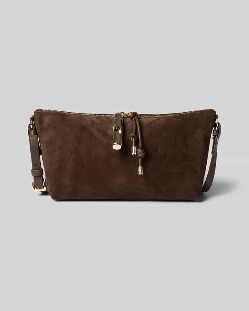 Furla Crossbody Bag aus echtem Leder Modell 'Debby Dunkelbraun
