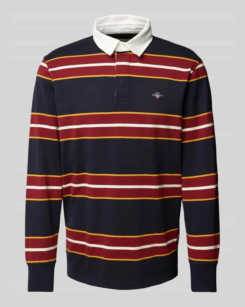 Gant Sweatshirt mit Label-Stitching Marine
