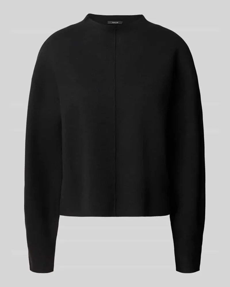 OPUS Strickpullunder Modell 'Punus' mit Mock Neck Black