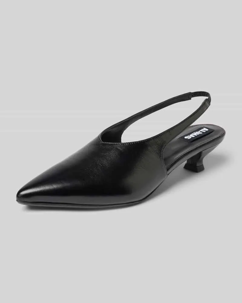 Alohas Pumps aus echtem Leder Modell 'Eros Black