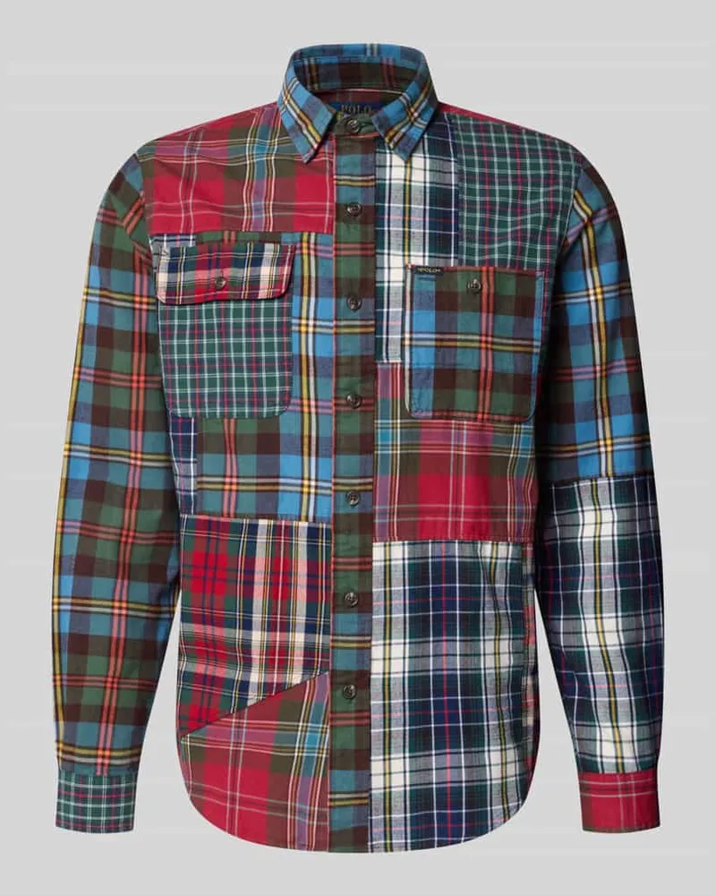 Ralph Lauren Classic Fit Freizeithemd aus reiner Baumwolle Rot