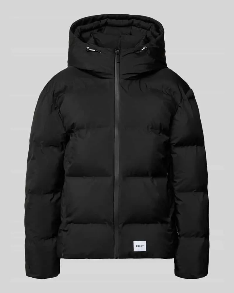 khujo Pufferjacke Modell 'VEGAS' mit Kapuze Black