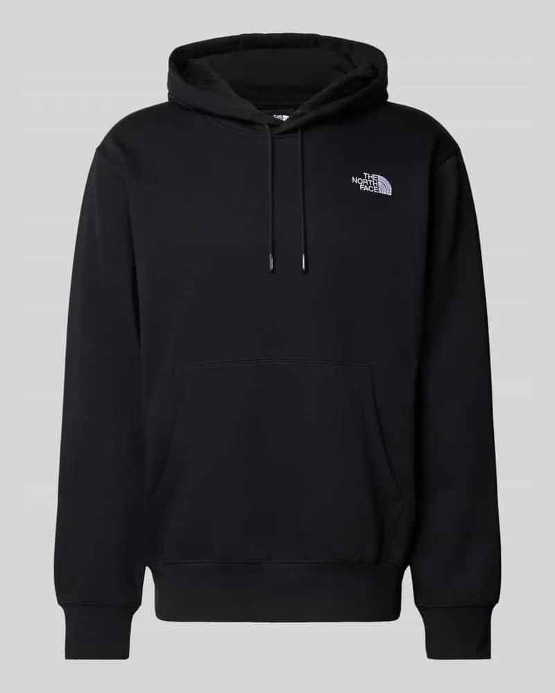 The North Face Hoodie mit Label-Stitching Modell 'ESSENTIAL Black