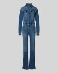 Liu Jo Jumpsuit mit Brusttaschen Jeansblau