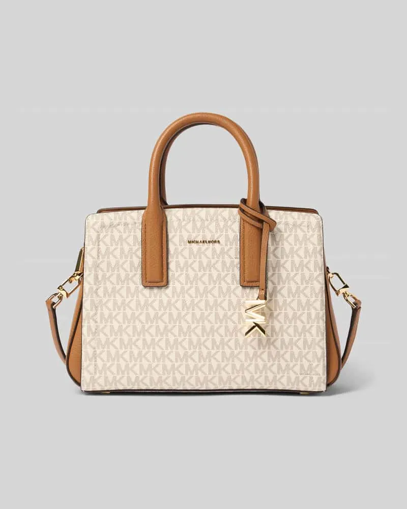 Michael Kors Handtasche mit Label-Applikation Modell 'LAILA Ecru