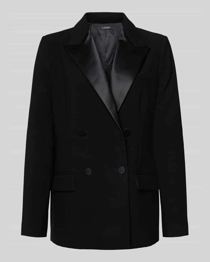 Ralph Lauren Blazer mit Reverskragen und Pattentaschen Modell 'RILISSA Black