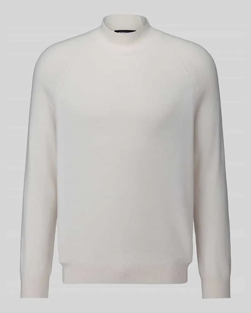 Strellson Regular Fit Pullover aus Baumwoll-Mix Modell 'Tito-M Offwhite