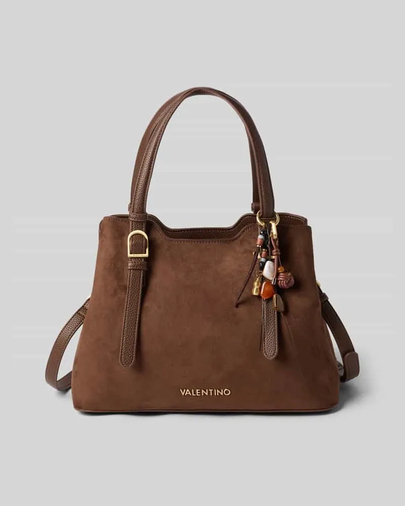 Valentino Bags Henkeltasche mit Anhänger-Details Modell 'WINNIE WINTER Dunkelbraun
