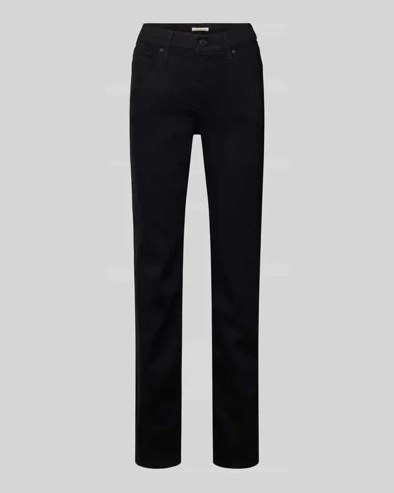 Levi's Straight Fit Jeans aus BCI Baumwolle mit 5-Pocket-Design Black