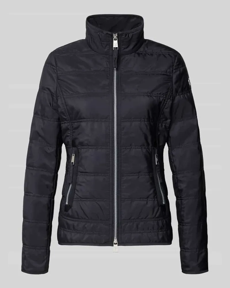 Fuchs Schmitt Steppjacke mit Stehkragen und Reißverschlusstaschen Marine