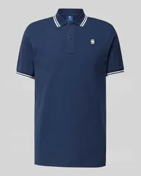 G-STAR RAW Slim Fit Poloshirt mit verlängerter Rückseite Modell 'Dunda Bleu